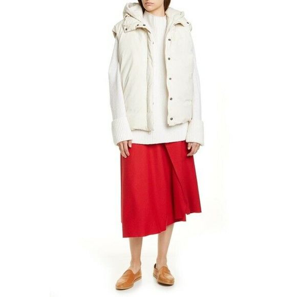 Vince Sweater Mix Stitch Funnel Neck Long Slv Wool - Picture 2 of 12